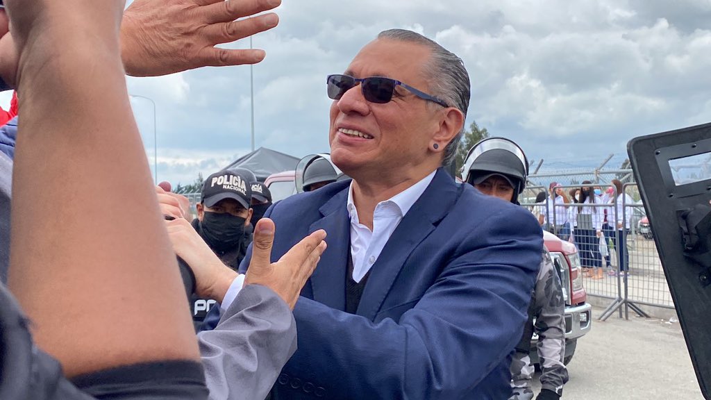 Jorge Glas salió de prisión en Ecuador