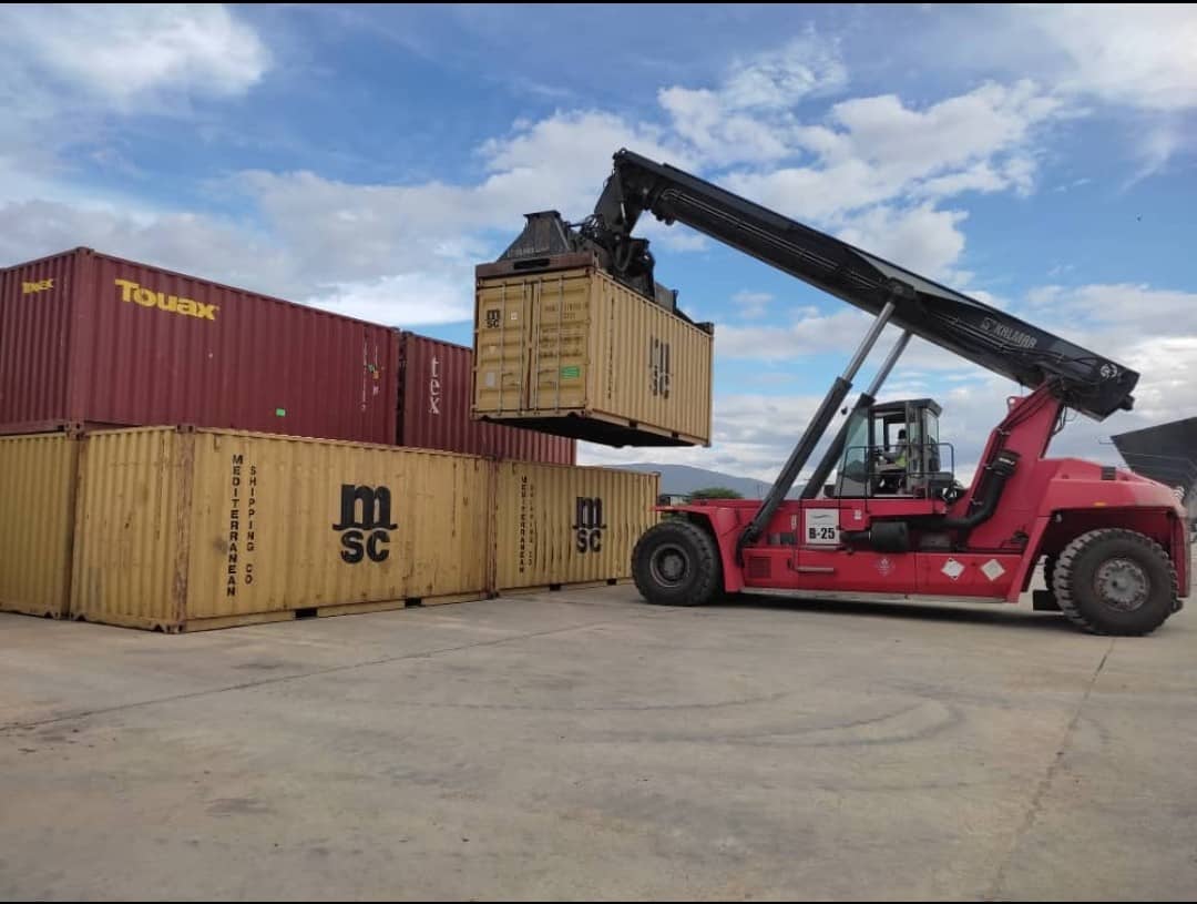 Puerto Seco en Lara exportó 1.765 toneladas de alimentos y maquinarias
