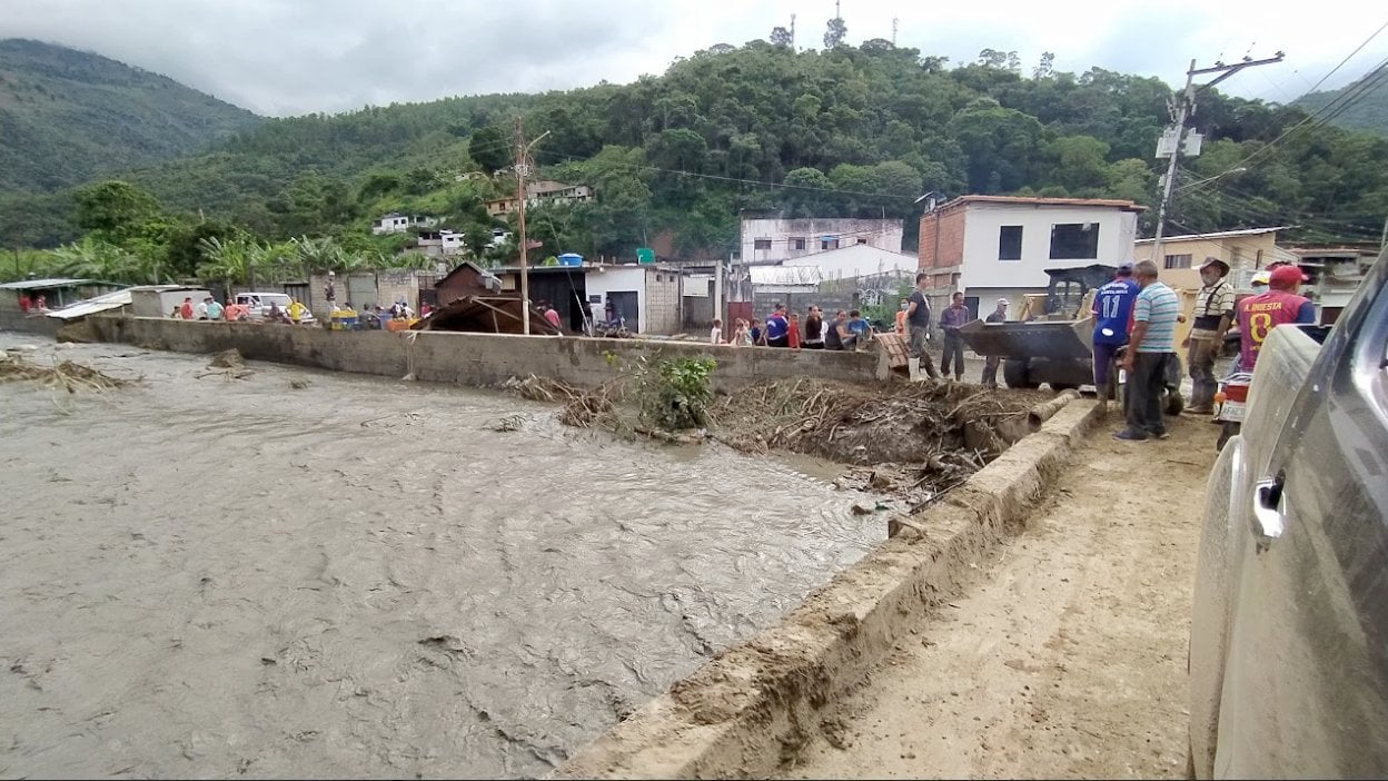 Siete municipios del estado Mérida afectados por fuertes lluvias en Venezuela