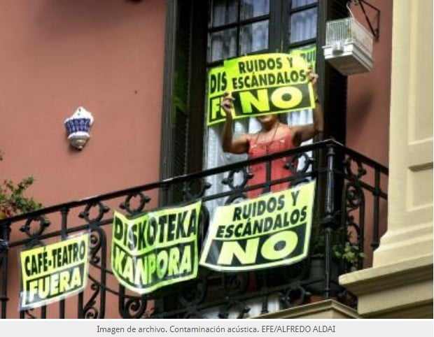 España supera en 10 decibelios las recomendaciones emitidas por la OMS en ruido urbano