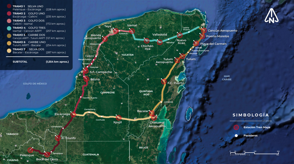 Tren Maya tendrá tramo elevado para proteger al medio ambiente: AMLO