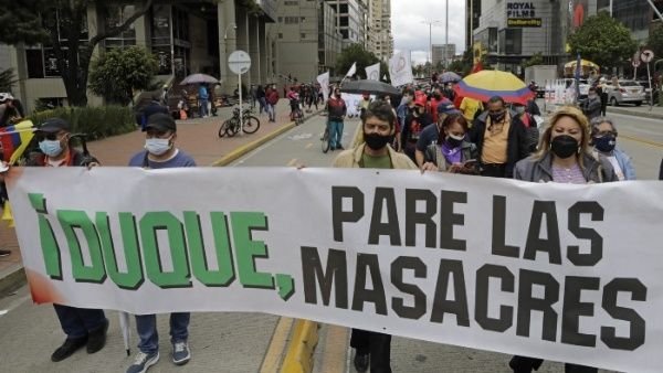 Masacre en departamento colombiano del Chocó deja tres muertos