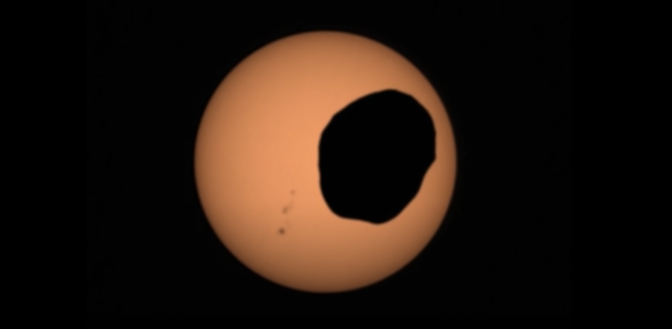 Equipo Perseverance de la NASA graba asombroso eclipse solar en Marte