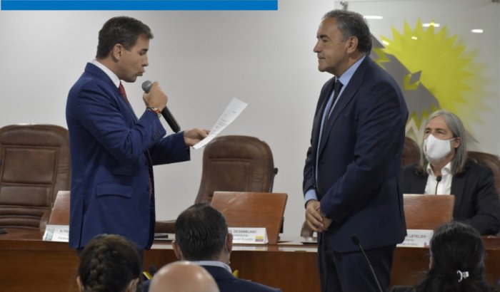 El parlamento andino que es presidido por un senador chileno