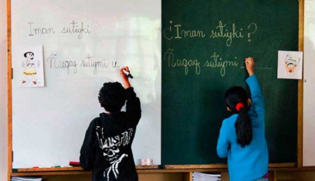 Presentan recurso de protección a favor de niños y niñas Quechua por imposición de lengua indígena distinta a su identidad en el sistema escolar