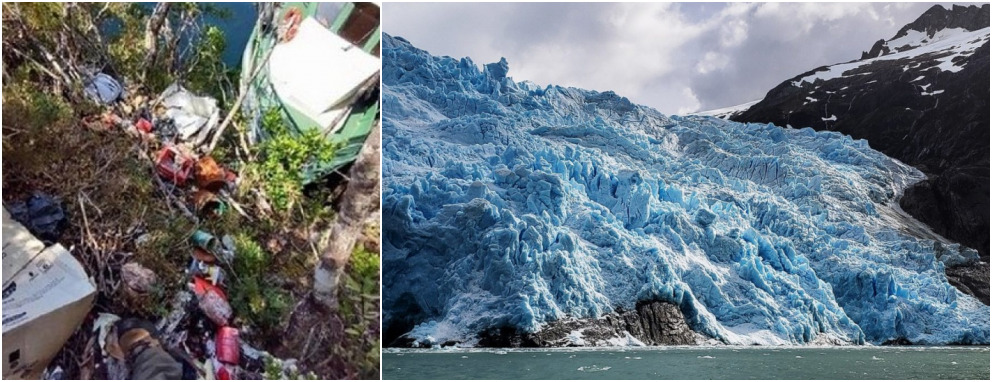 ¡Alerta Patagonia! Científicos descubren basural en Reserva Nacional Kawésqar