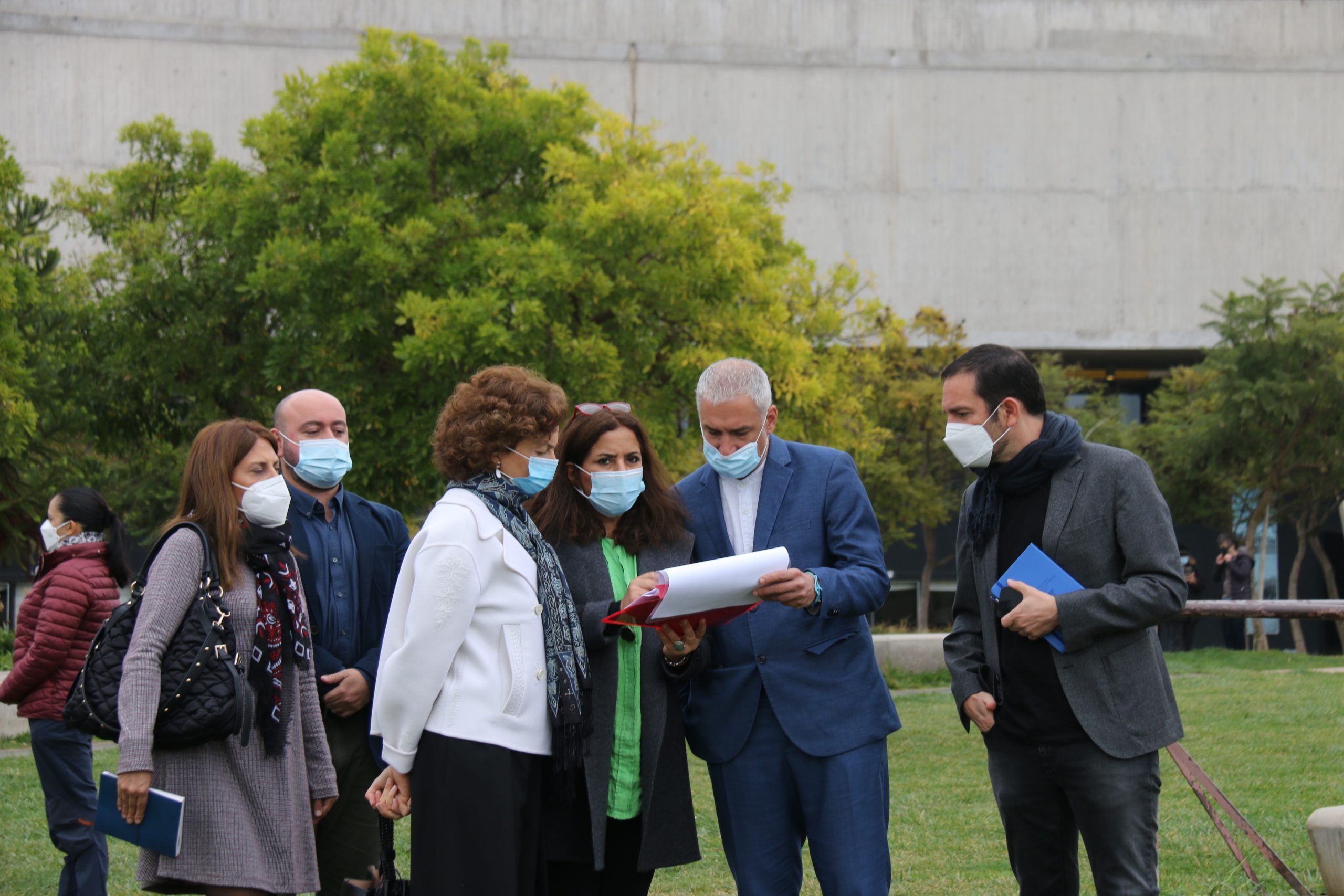 Directora General de UNESCO, Audrey Azoulay, visitó el Parque Cultural Ex Cárcel de Valparaíso