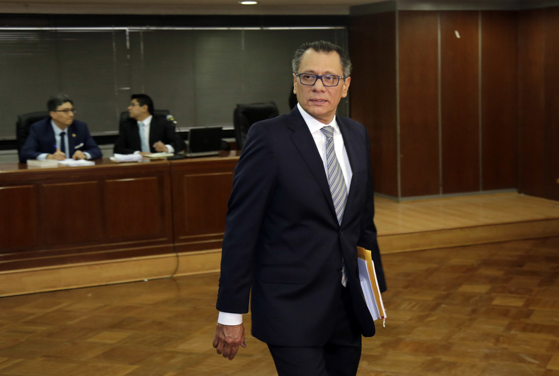 Tribunal ecuatoriano anula ‘habeas corpus’ que dejó libre a Jorge Glas y ordena su recaptura