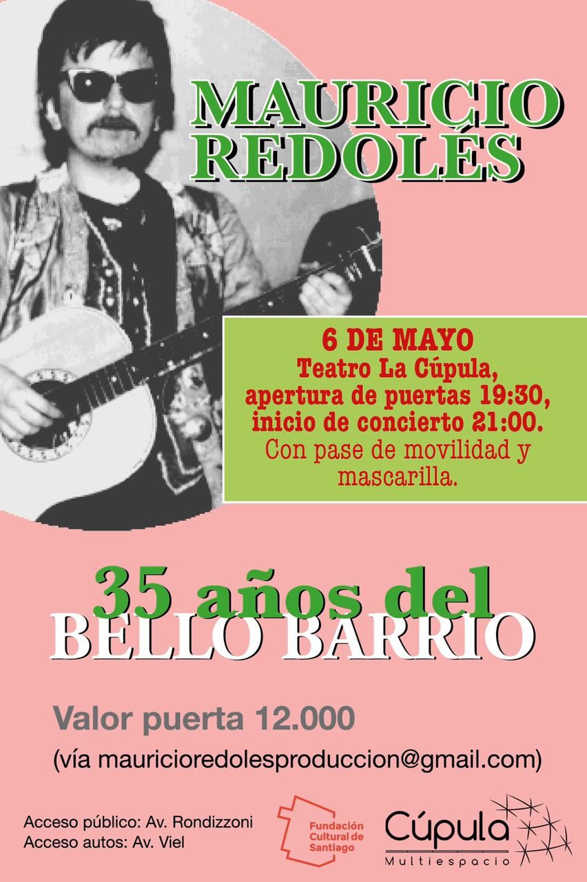 Mauricio Redolés presenta: 35 años de «Bello Barrio»