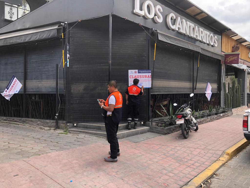Clausuran bar de San Andrés Cholula tras riña entre clientes y meseros