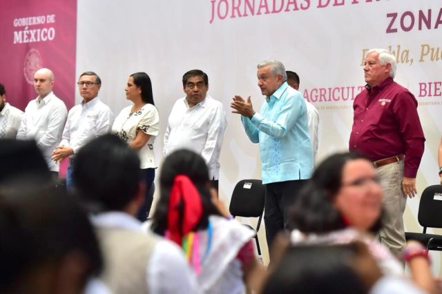 Afirma gobernador a AMLO que Puebla da «buenas cuentas» en el campo