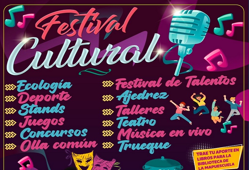 Este sábado 21 de mayo “festival cultural” en Padre Hurtado