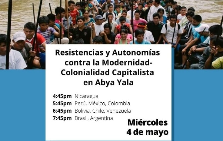 Transmisión online hoy miércoles panel Foro Social Mundial: “Resistencias y autonomías contra la modernidad-colonialidad capitalista en Abya Yala”