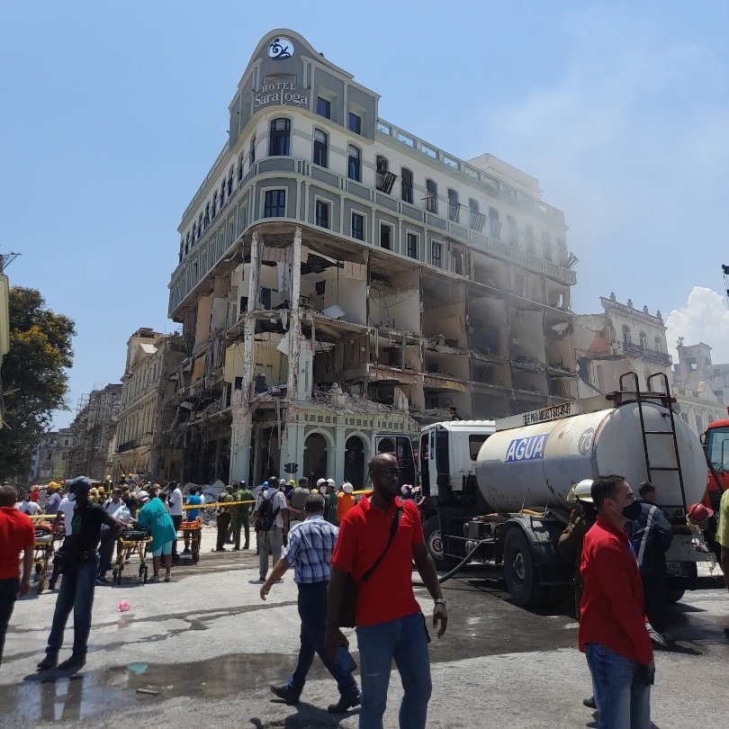 Sube a 18 la cifra de muertos por explosión en hotel Saratoga en Cuba