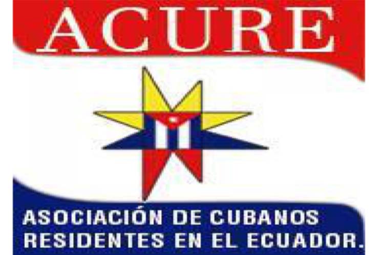 Asociación de cubanos residentes en Ecuador denuncian el bloqueo de EE. UU. contra la isla