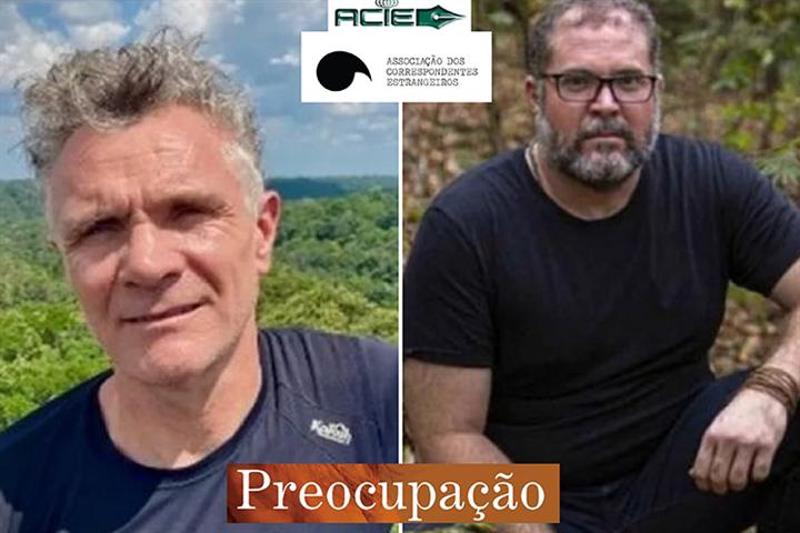 Corresponsales en Brasil se encuentran preocupados por la desaparición del periodista inglés y el indigenista