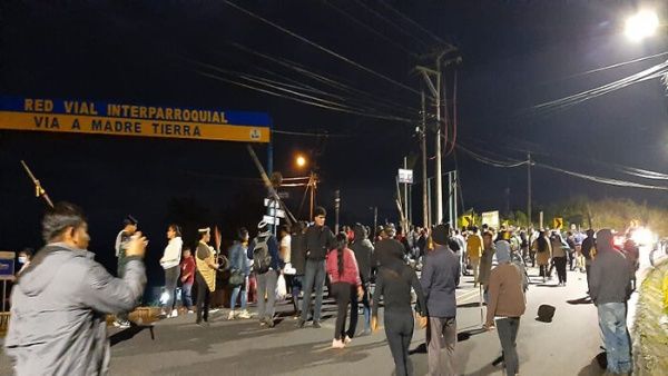 Inicia protesta contra el gobierno de Lasso