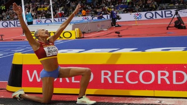 La atleta venezolana Yulimar Rojas clasifica al Mundial de Eugene en salto largo