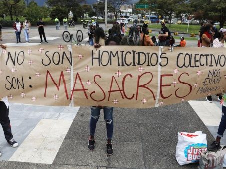 Siguen las masacres en Colombia
