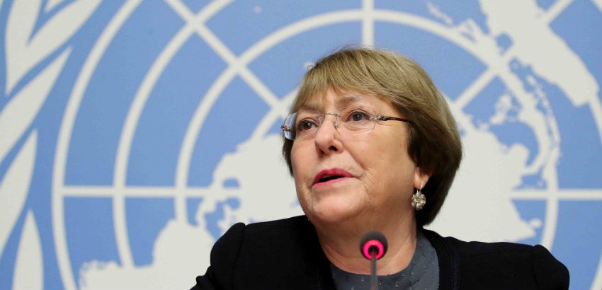 Michelle Bachelet en la ONU
