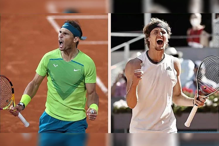 Nadal busca ante Zverev su decimocuarta final en el Roland Garros