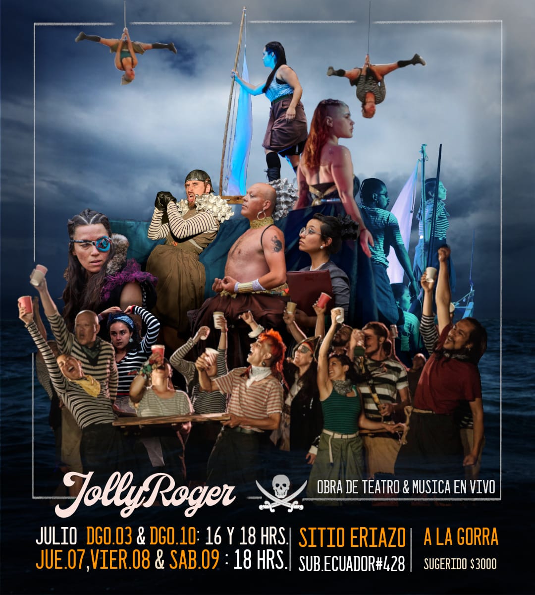 Teatro: Los piratas vuelven a Valparaíso en las vacaciones de invierno con la obra «Jolly Roger»