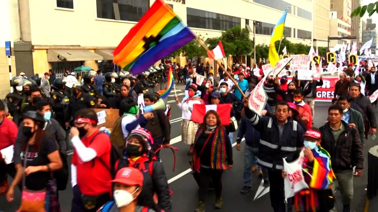 Marcha nacional por la II reforma agraria y nueva constitución en Perú