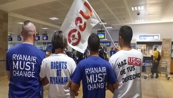 Los trabajadores de las aerolíneas en España convocan a huelga