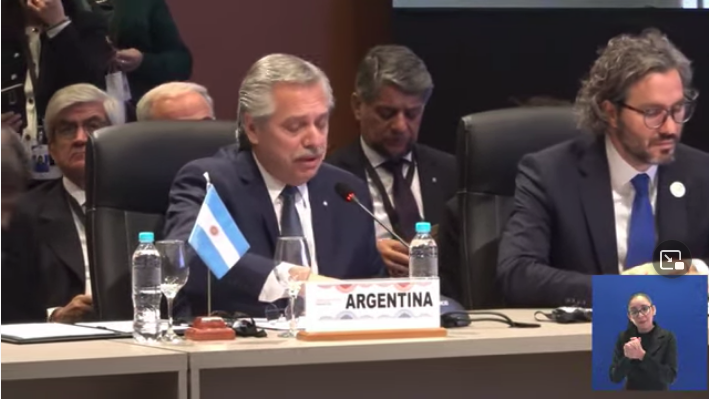 «Enormes productores de alimentos»: Fernández asegura que el Mercosur puede ir en socorro del mundo