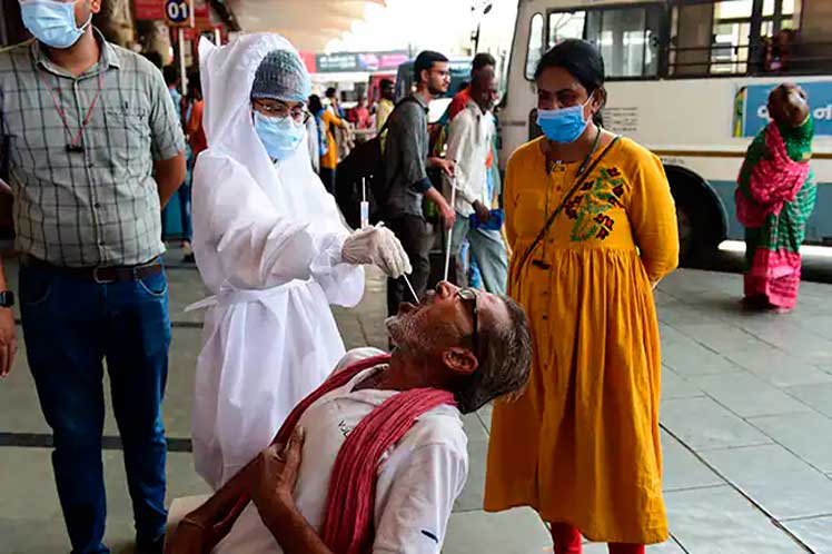 Aumentan los nuevos casos de Covid-19 en la india