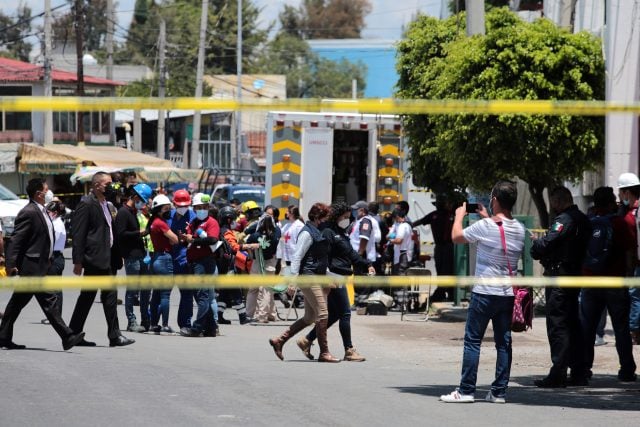 Explota fábrica en San Francisco Totimehuacán