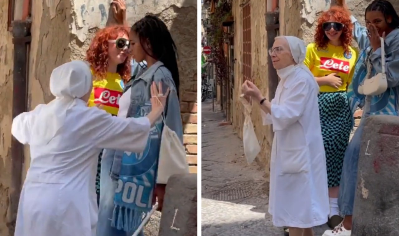 Monja separa a dos mujeres que se besaban en la calle: «¡Es el diablo!»