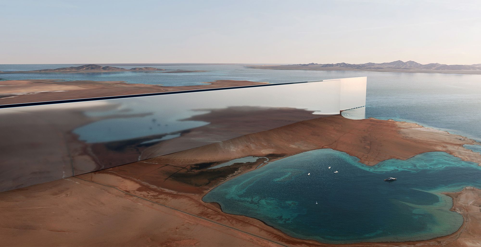 The Line: la ciudad futurista que Arabia Saudita planea construir en medio del desierto
