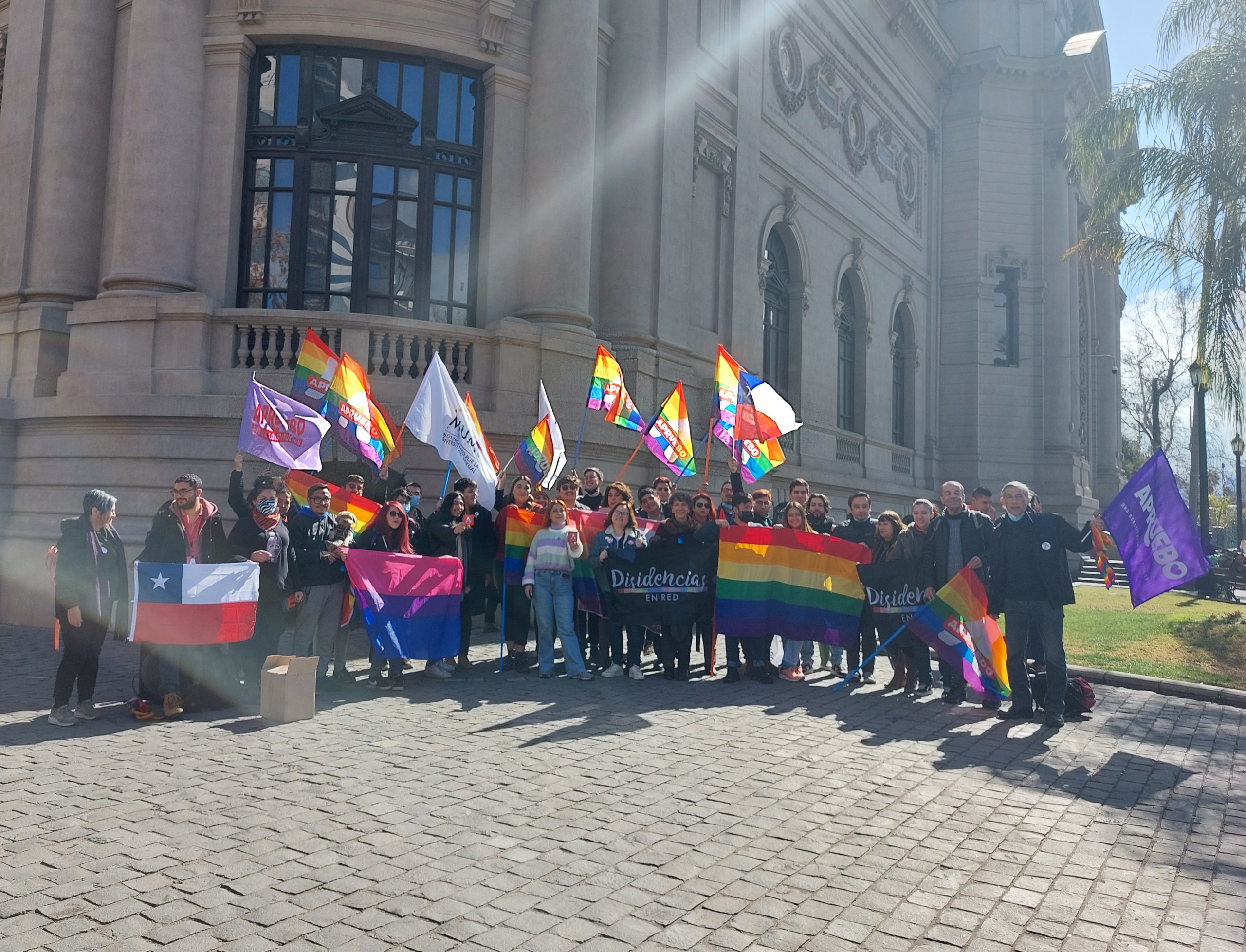 Organizaciones LGBTIQA+ se suman a la campaña por el Apruebo