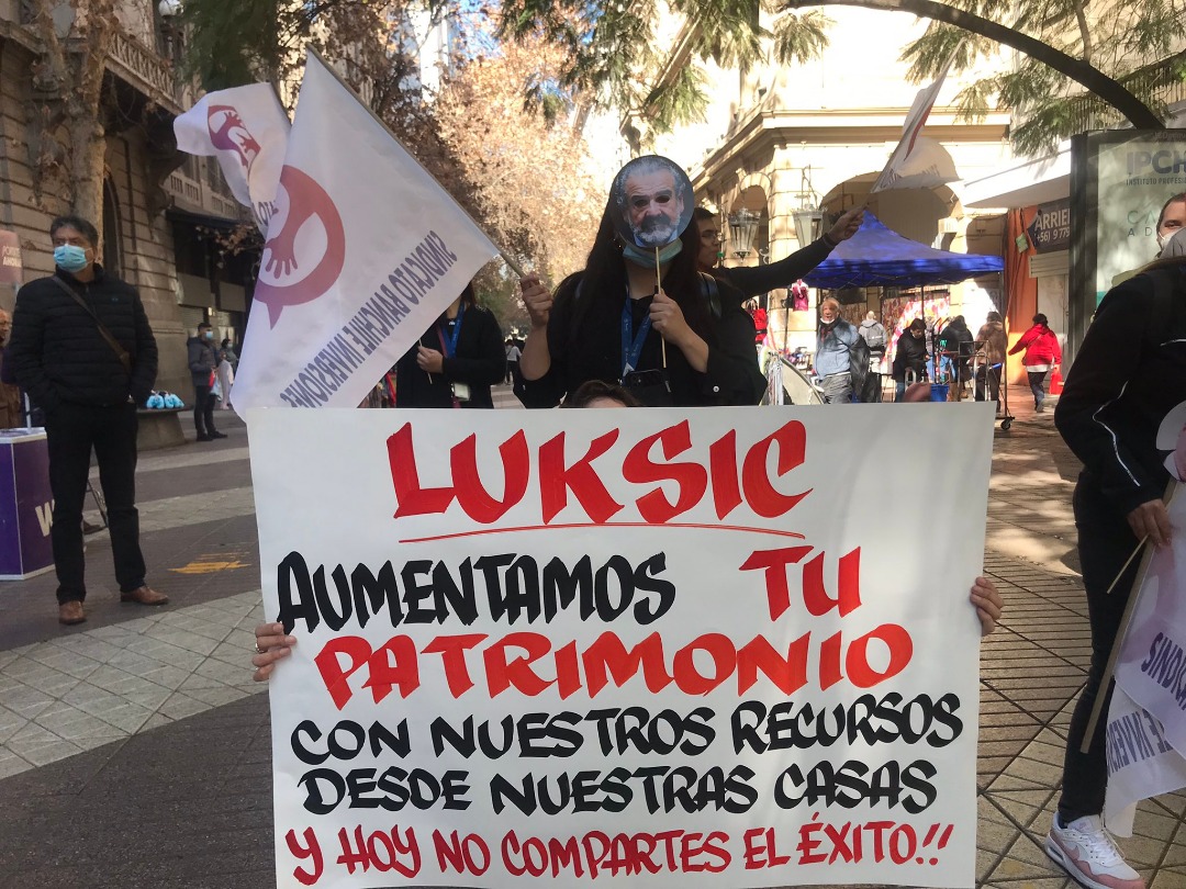 Luksic se niega a otorgar mínimos derechos laborales a trabajadores de Banchile