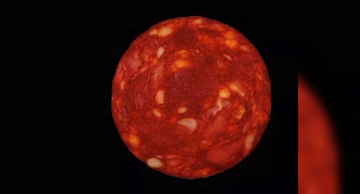 Físico francés tuvo que pedir disculpas por hacer pasar una rodaja de chorizo como la estrella Próxima Centauri captada por telescopio de la NASA