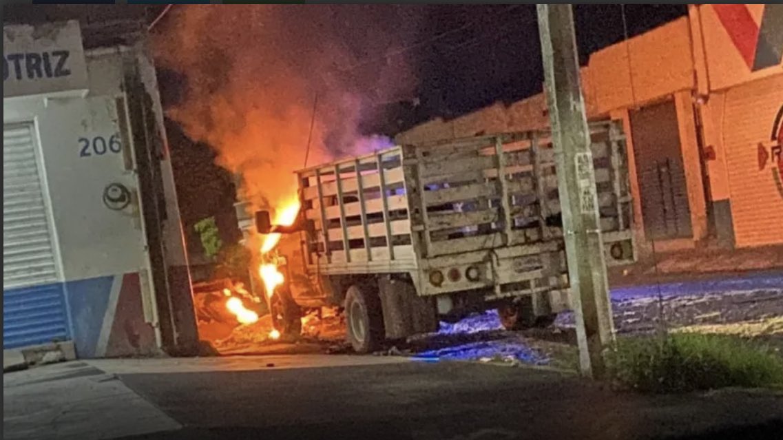 Tras detención de ‘La Vaca’, Colima sufre ola de disturbios