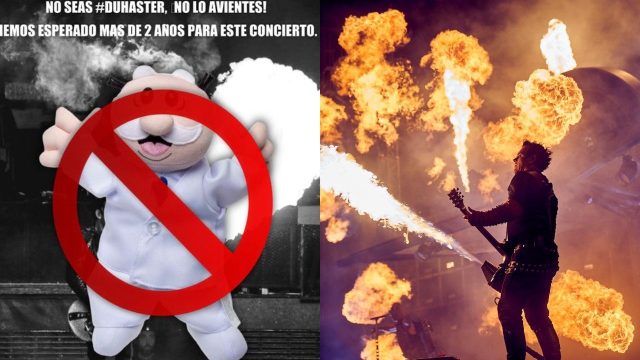 Fans de Rammstein piden no lanzar peluches del Dr. Simi durante su concierto en México