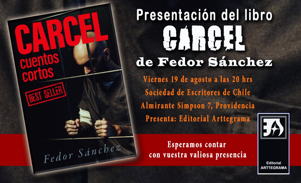 Santiago: Libro de ex preso político Fedor Sánchez Piderit se presenta en la SECH este 19 de agosto