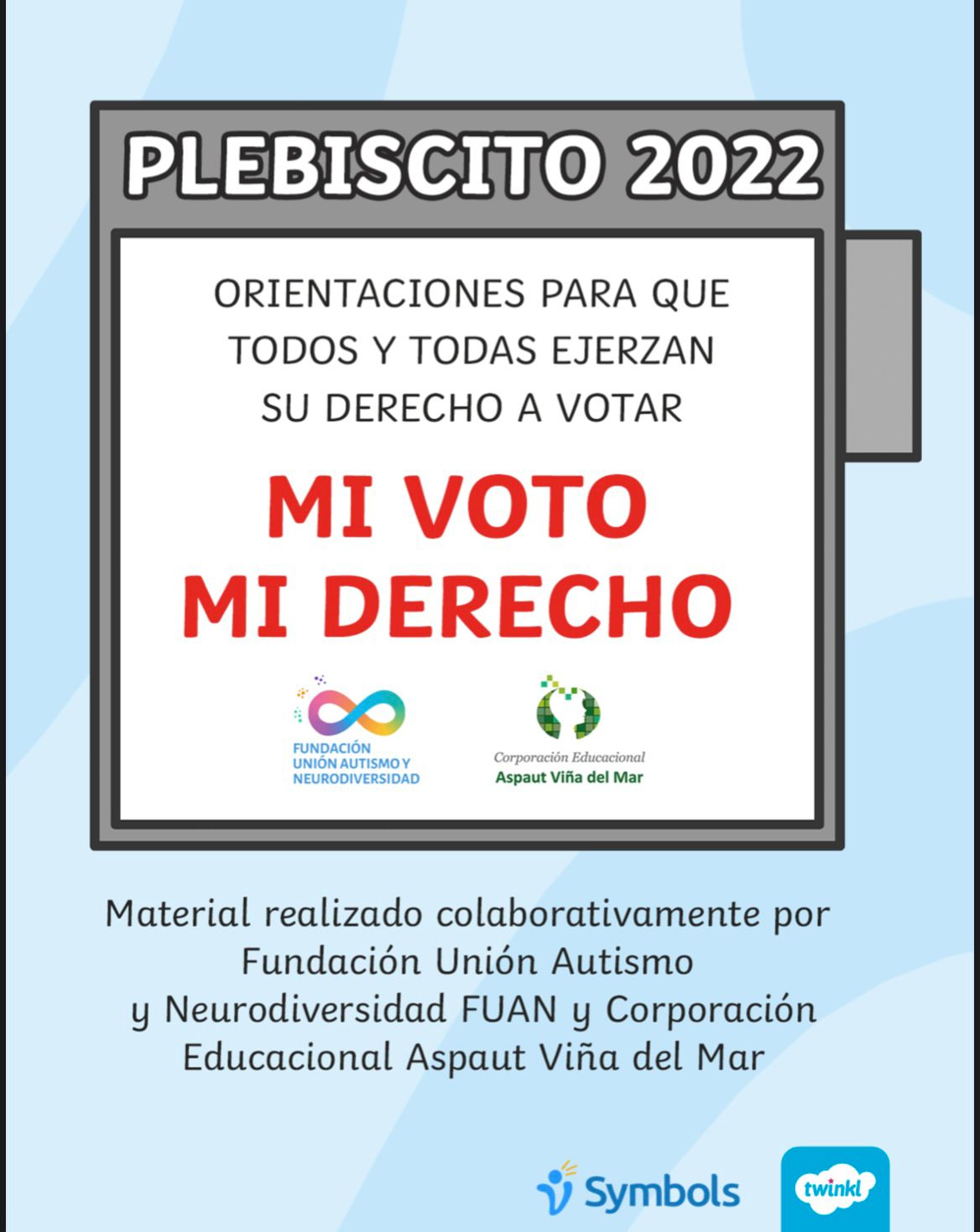 Guía “Mi Voto Mi Derecho” da a conocer orientaciones de votación para ciudadanía neurodivergente