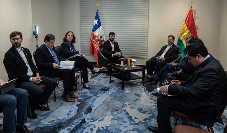 Entretelones del encuentro bilateral Chile-Bolivia en el marco del cambio de mando en Colombia