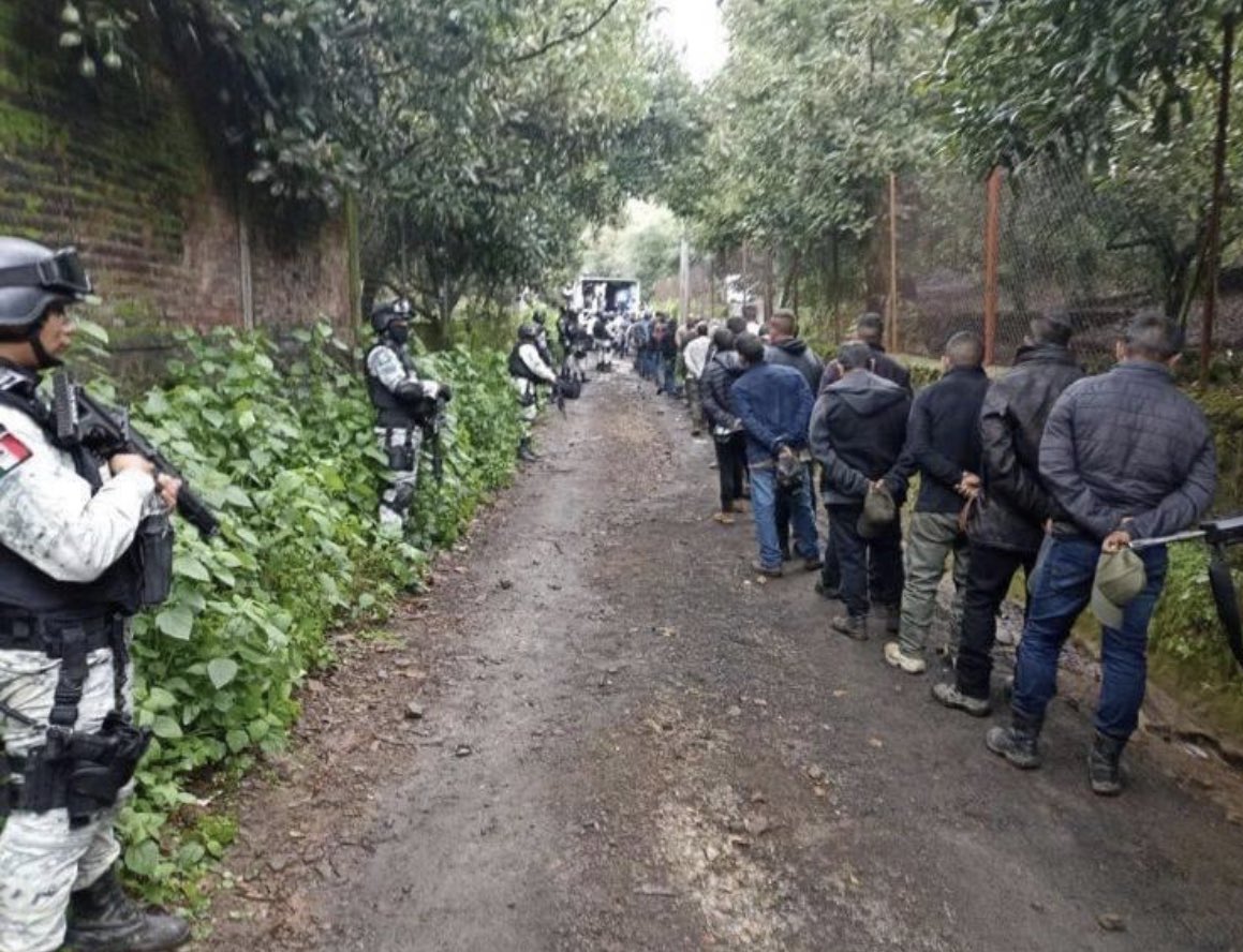 Refuerzan seguridad en audiencia de presuntos integrantes de Pueblos Unidos de Michoacán