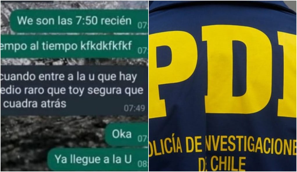 Aparece estudiante de Villarrica desaparecida desde el lunes: advirtió por whatsapp que la seguía un sujeto