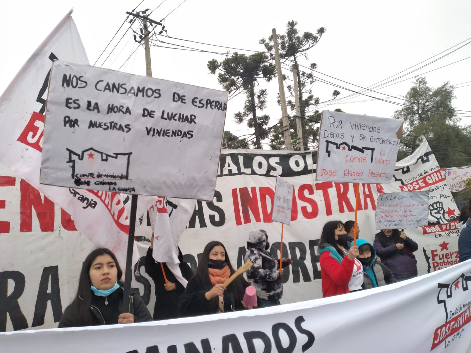Comité de Allegados de La Granja exige al alcalde Felipe Delpin que respete acuerdo alcanzado con el Serviu sobre terrenos MOP-Santa Ana