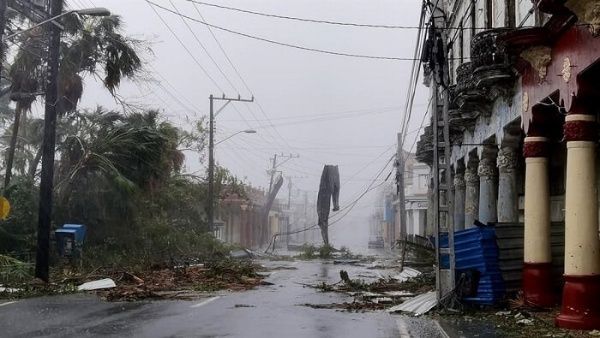 Huracán Ian dejó sin servicio eléctrico a todas las provincias de Cuba