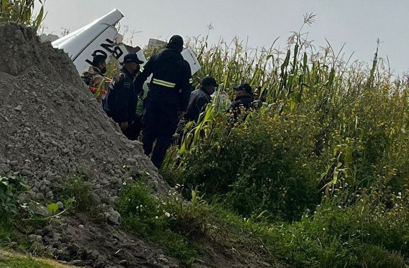 Avioneta se desploma en Estado de México; reportan tres víctimas