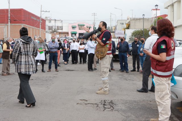 Segob imparte curso de evacuación en caso de temblores