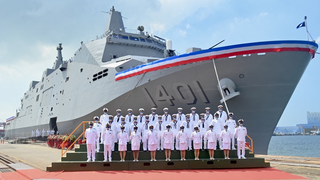 Taiwán introduce nuevo buque de guerra para reforzar a su industria de defensa