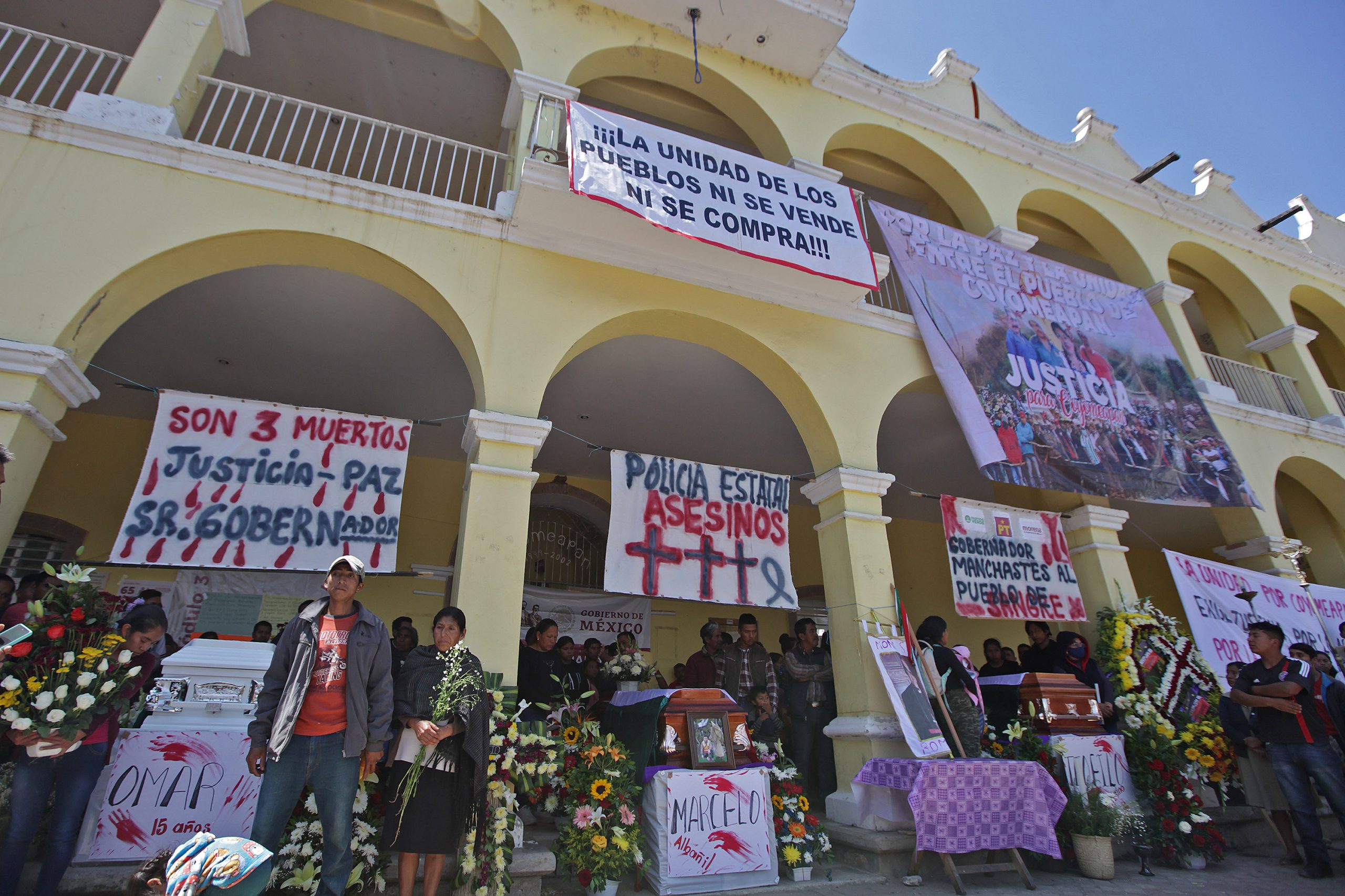 En Coyomeapan dan El Grito y exigen liberar a Gonzalo Martínez