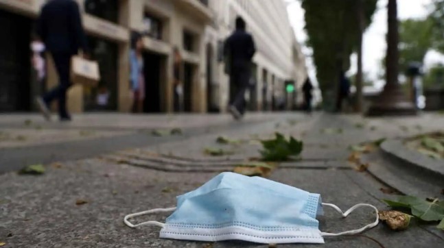 mascarilla en la calle